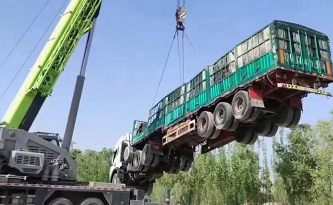 佳木斯道路脱困救援案例